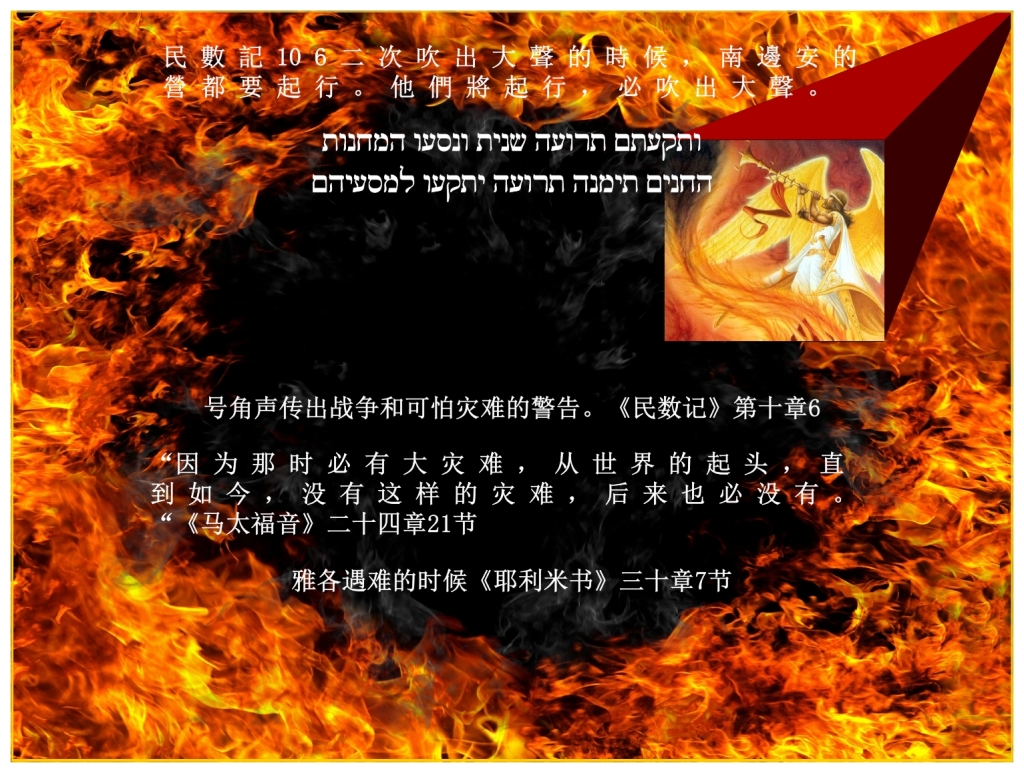 Chinese Language Bible Lesson Feast of Trumpets great danger on Earth when Christians are all removed