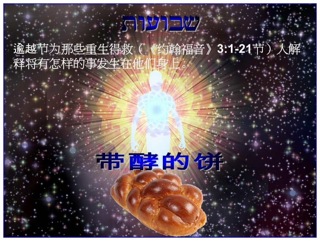 Born Again, yet the loaf of bread has leaven, you still sin Feast of Weeks Chinese