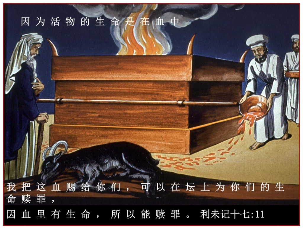 God requires a blood sacrifice Chinese Language Bible Lesson Day of Atonement