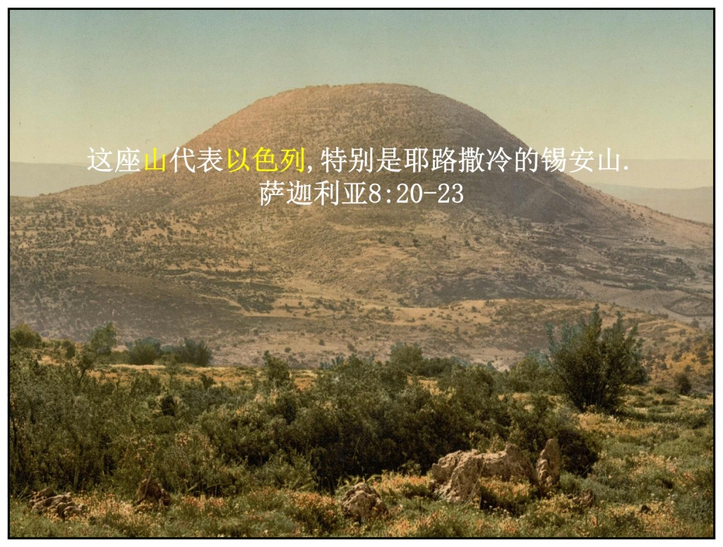 Transfiguration The Mountain represents Zion where the Lord will reign. Chinese language Bible study