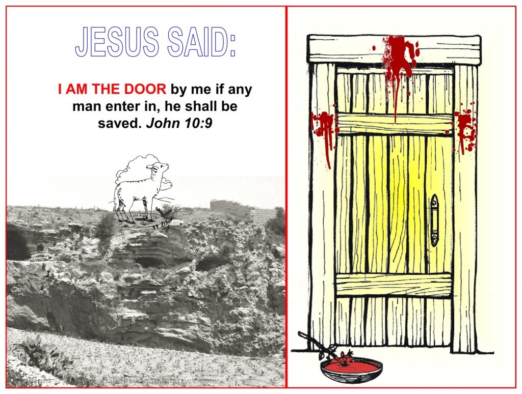 Jesus is the door to eternal life. He said in John 14:6 Jesus saith unto him, I am the way, the truth, and the life: no man cometh unto the Father, but by me.