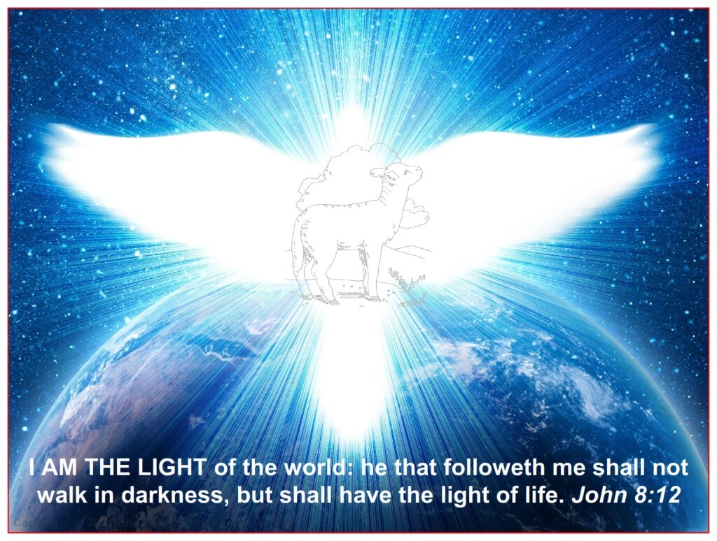 Jesus was teaching on the Mount of Olives and said "I am the light of the world: he that followeth me shall not walk in darkness, but have the light of life."