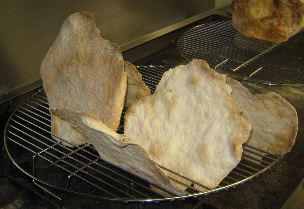 Home made Matzo - unleavened bread always tastes better