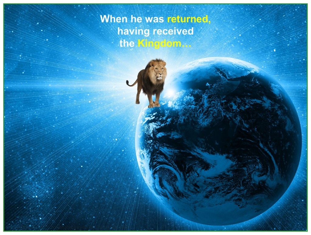 The Lion of the tribe of Judah, Jesus, will rule on Earth froever