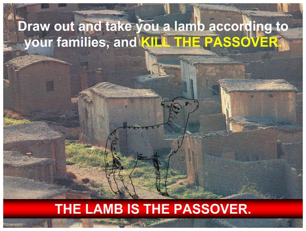 It is impossible to have Passover without a lamb because the lamb is the Passover