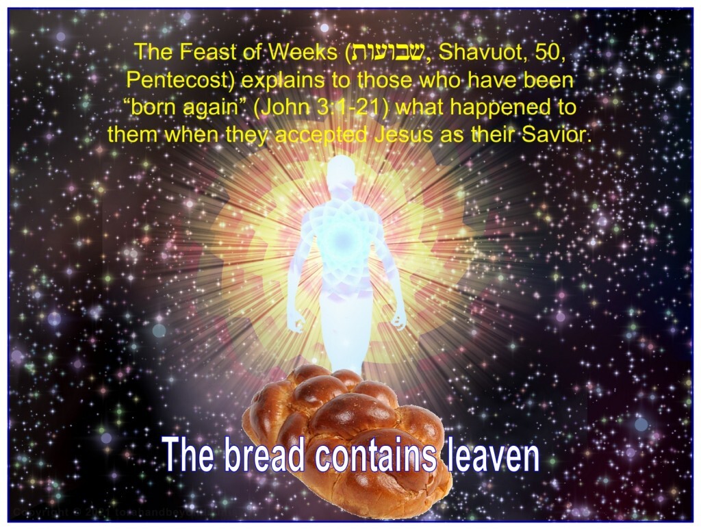The Feast of Shavuot explains to those who have been "born again" what happened to them when they accepted Jesus as their Savior. 