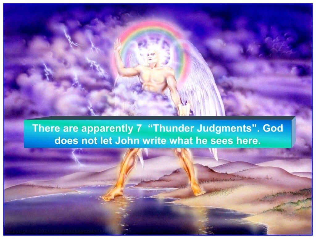 And cried with a loud voice, as when a lion roareth: and when he had cried, seven thunders uttered their voices.