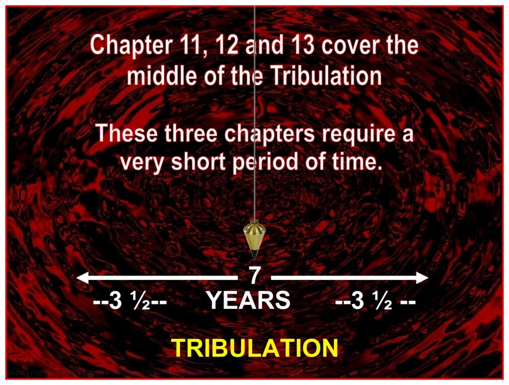Chapter 11 through 13 of The Revelation cover a very short period of time.
