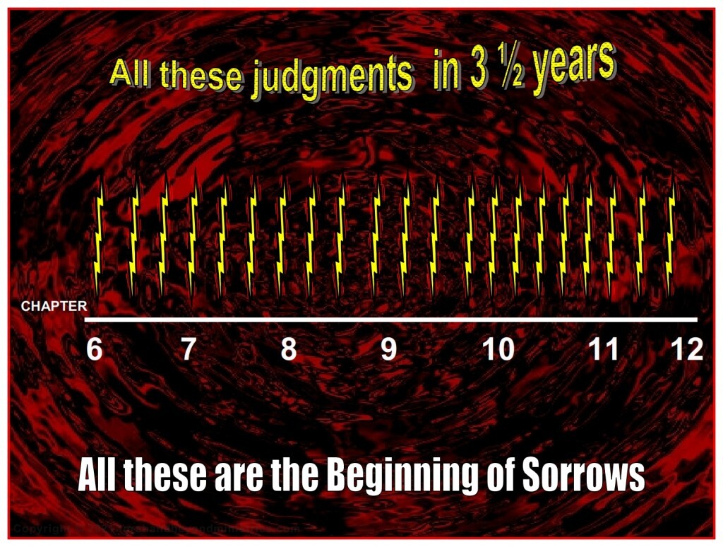 There is the possibility that there were 21 judgments in the first three and a half years of the first half of the Tribulation.