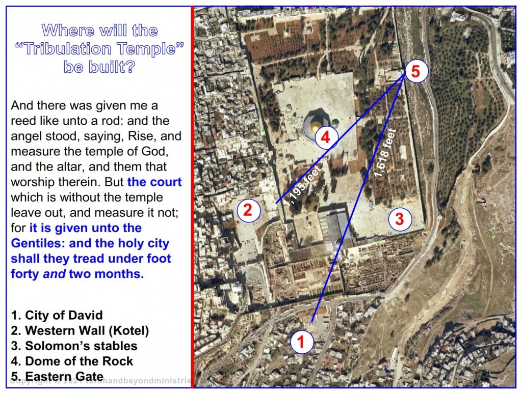 Where will the Tribulation Temple be built?