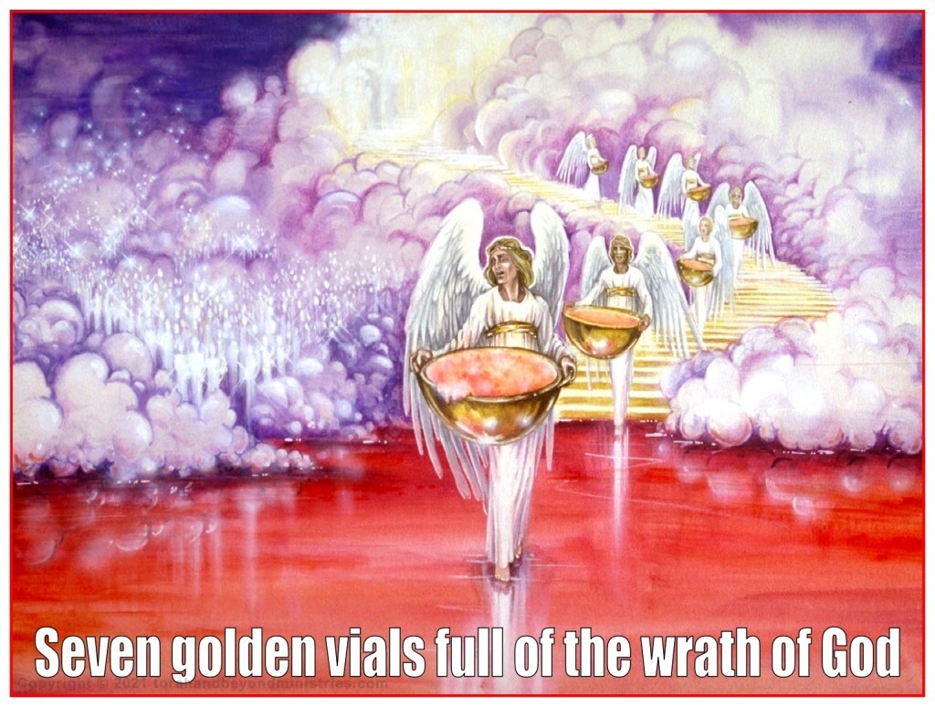 Seven golden vials full of the wrath of God