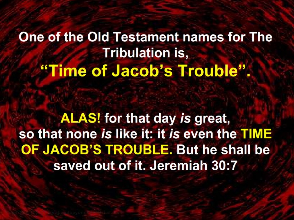 The Time of Jacob's Trouble and the Great Tribulation are the same, just different names for the same events.