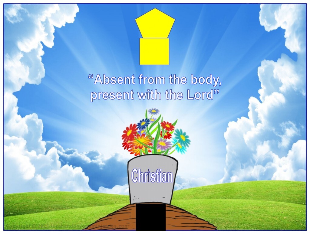 Absent from the body, present with the Lord.