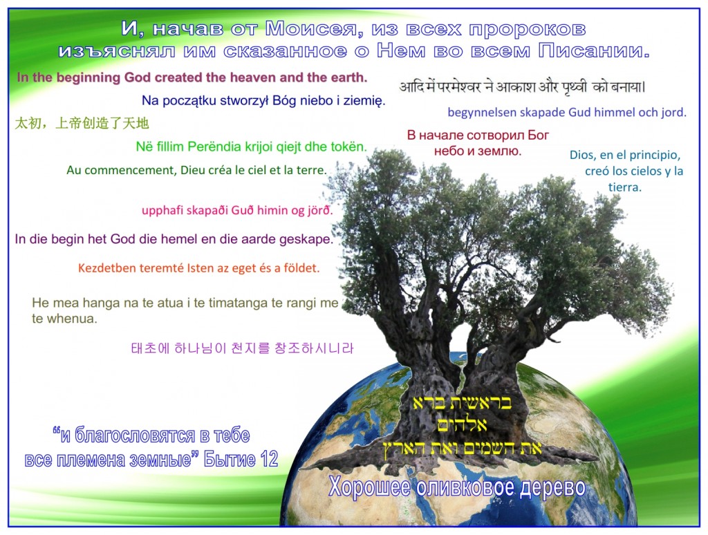 Russian language lesson: All languages of the world will be reached with the Gospel of Jesus Christ, but we have one root through Abraham, Isaac, and Jacob.