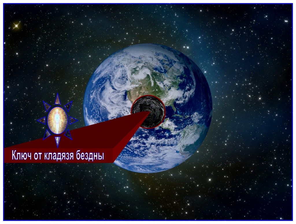 God sends some life-form to Earth to open the Bottomless Pit. The Scripture indicates that this bright object will be alive.