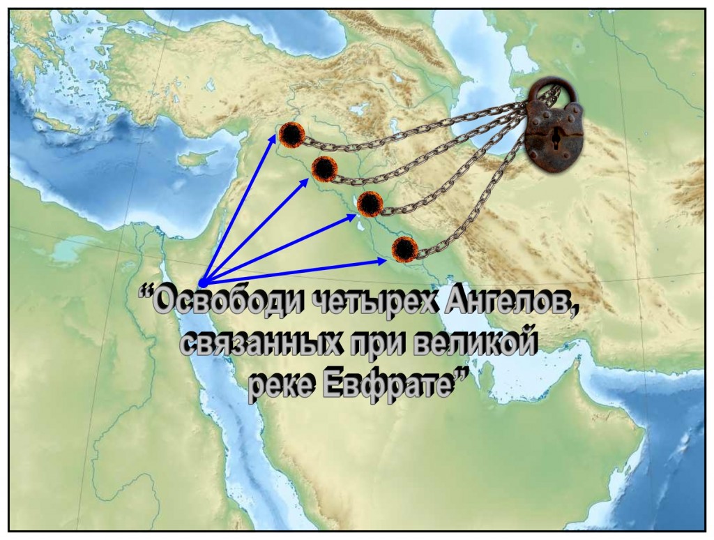 Loose the four angels which are bound in the great River Euphrates