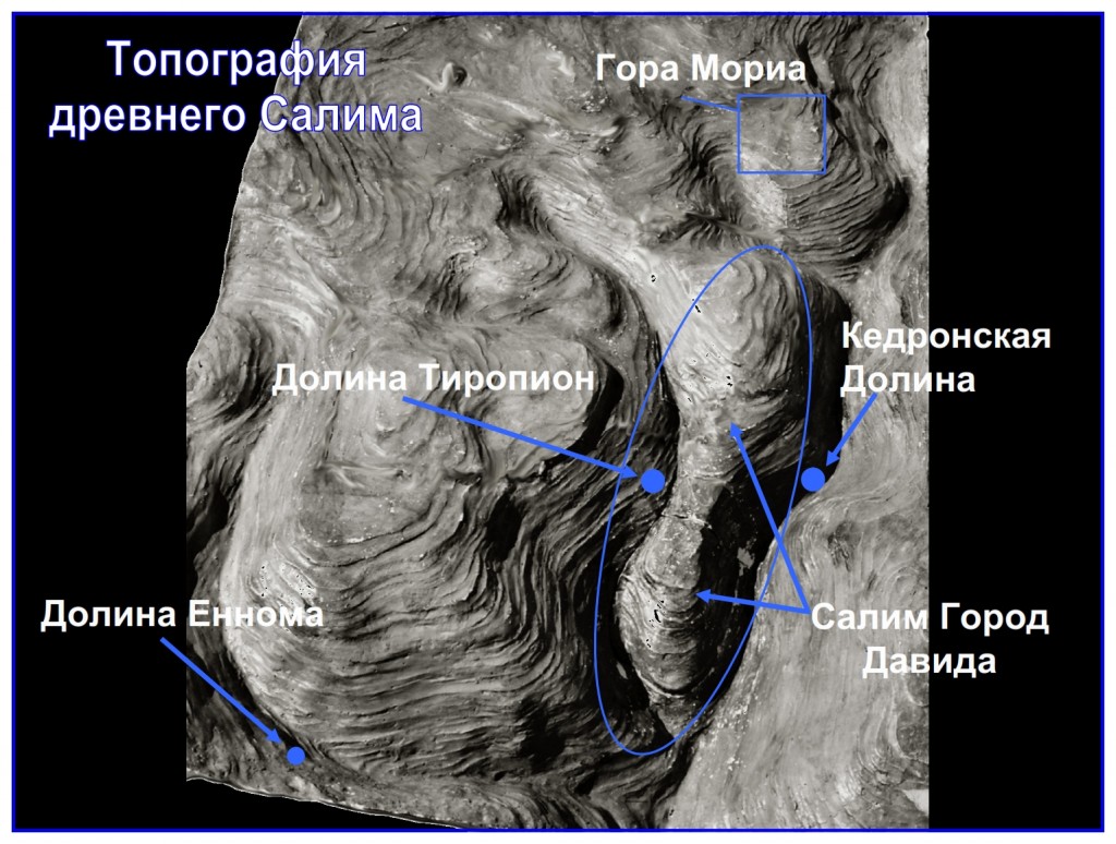  Topography of the ancient City of Salem where Melchizedek lived in close relation with Mt. Moriah where Abraham offered his son Isaac. Topography of the ancient City of Salem where Melchizedek lived in close relation with Mt. Moriah where Abraham offered his son Isaac.