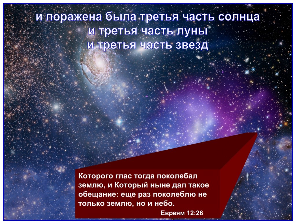 There will be chaos in the Heavens during this judgment of the Tribulation.