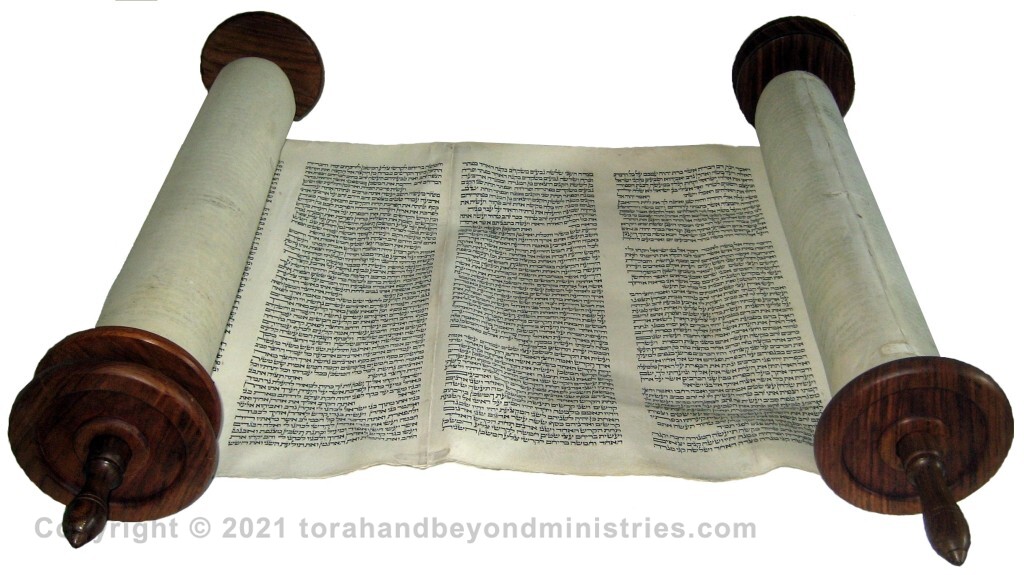 Hebrew Torah Scroll from Lithuania now in The Scriptorium in Katy, Texas.