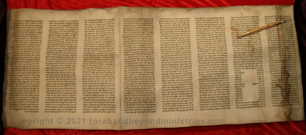 Authentic Hebrew Scroll of Ecclesiastes on public display