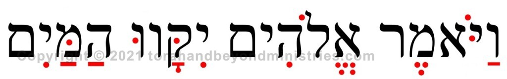Hebrew vowel points are added to the original Biblical text to help in pronunciation 