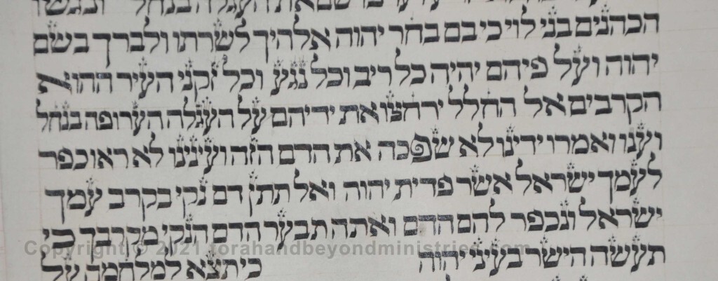 Sheet 49 Deuteronomy 21:7 "Shed" And they shall answer and say, Our hands have not shed this blood, neither have our eyes seen it.