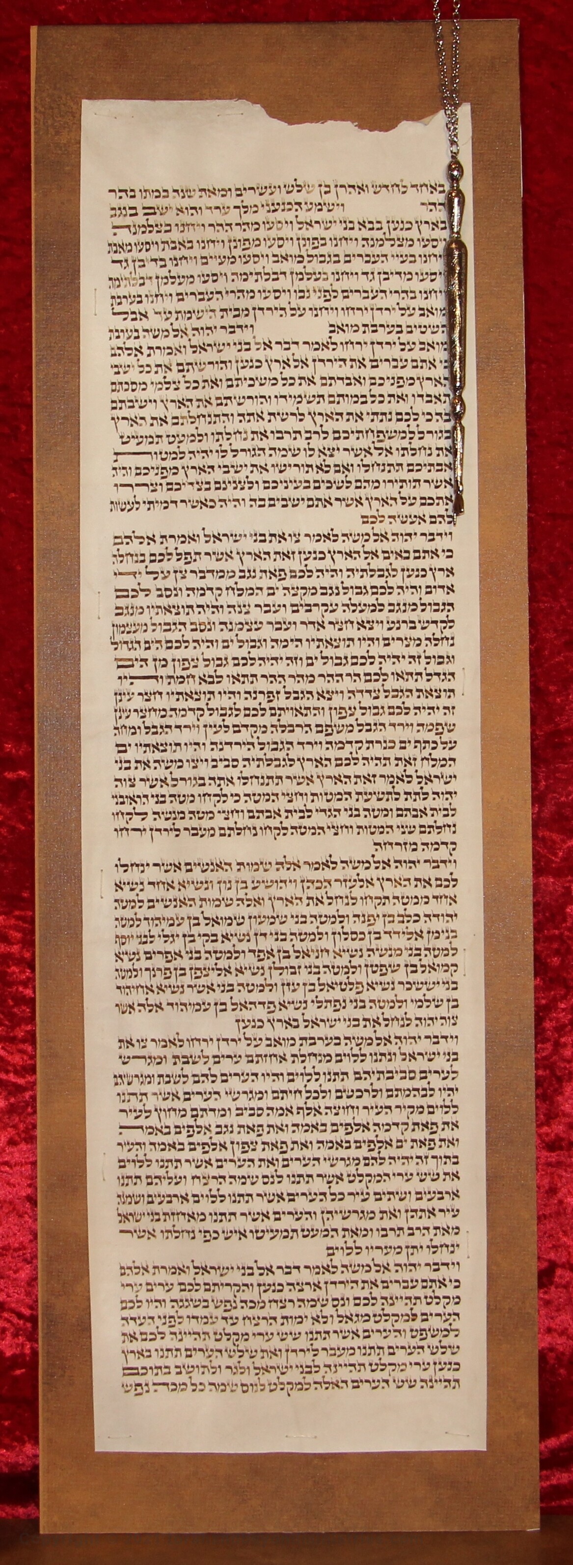 This column contains the exact boundaries for the land promised to Abram and His descendants through Isaac and Jacob.