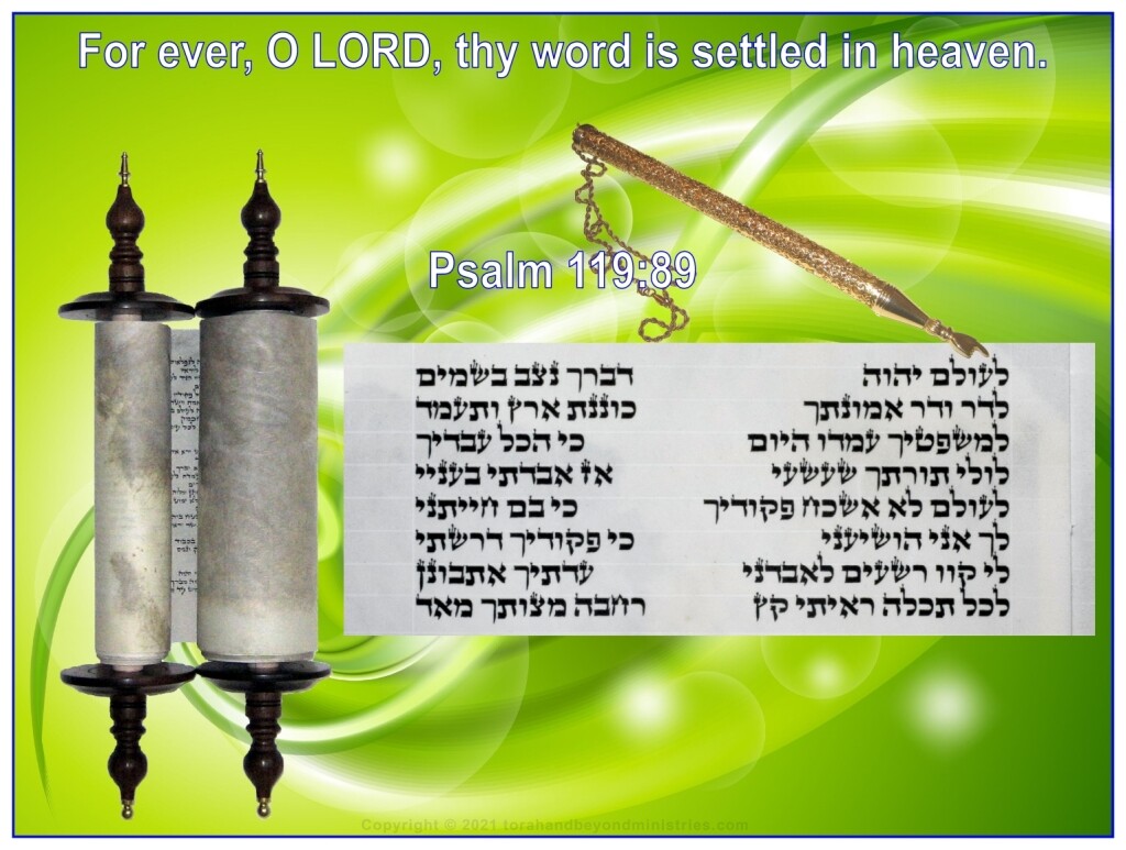 Authentic Scroll of Psalms written in Israel