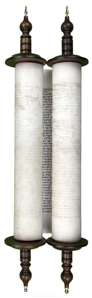 Hebrew Scroll of Ezekiel written in Lithuania