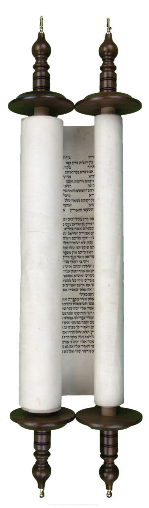 Hebrew Scroll of Judges written in Lithuania